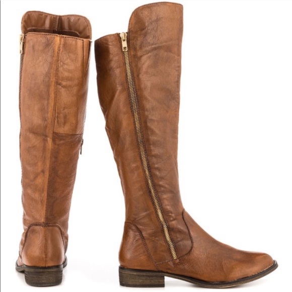 Steve Madden Shoes - Steve Madden tall RIDING BOOTS camel brown 9